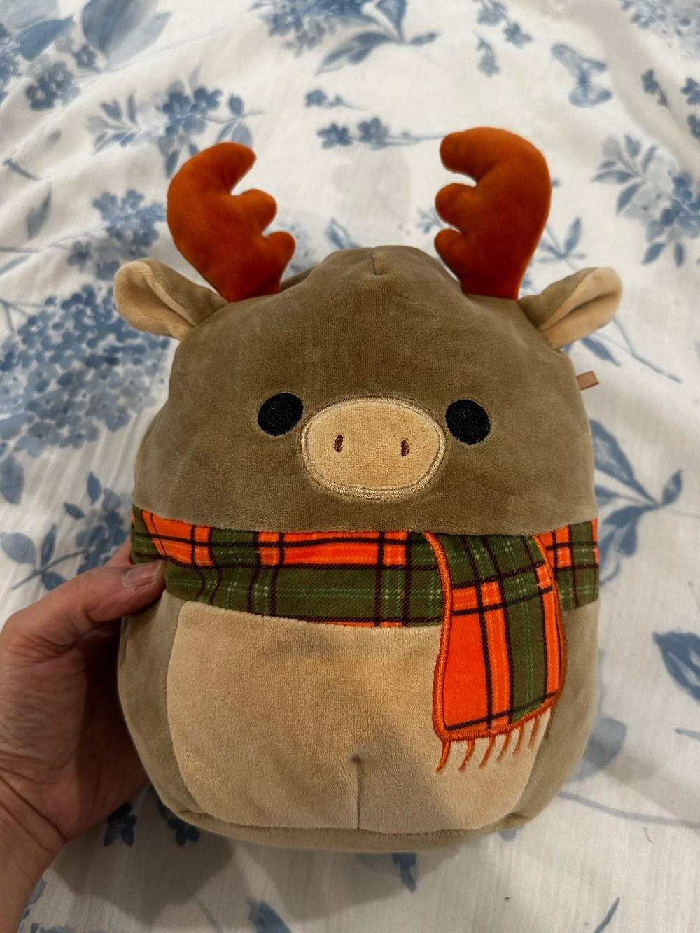 Squishmallow 7” Patterson the Moose Plush Fall Harvest Squad 2023 EUC